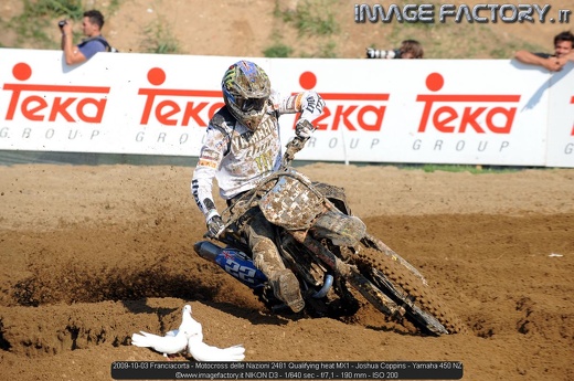 2009-10-03 Franciacorta - Motocross delle Nazioni 2481 Qualifying heat MX1 - Joshua Coppins - Yamaha 450 NZ